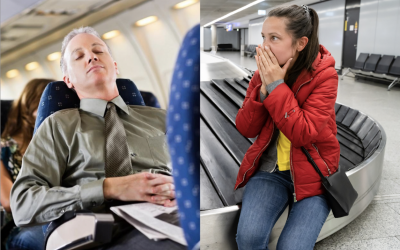 Air Travel Chaos! Woman Loses Luggage And Passive Aggressive Battle For The Armrest
